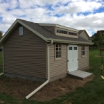 Rochester gable with vinyl siding to match